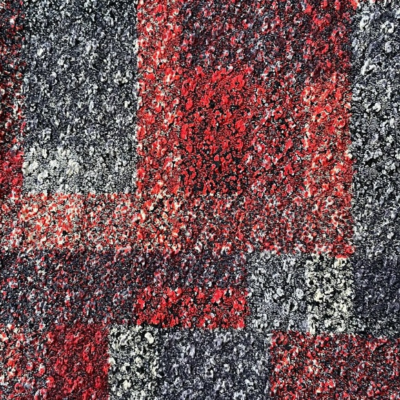 QVC, Citiknits, Large, lightweight zip front cardigan jacket, grey and red - Picture 6 of 6